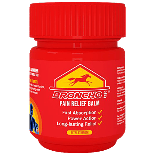 Buy Broncho Rub Pain Relief Balm Extra Strength, Fast Absorption