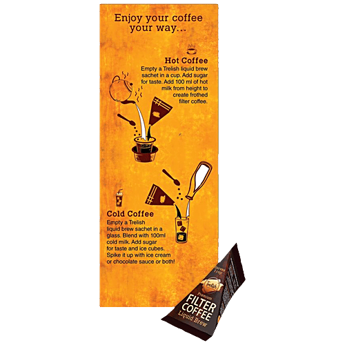 Buy Trelish Filter Coffee Liquid Brew Ready To Use Concoction, From