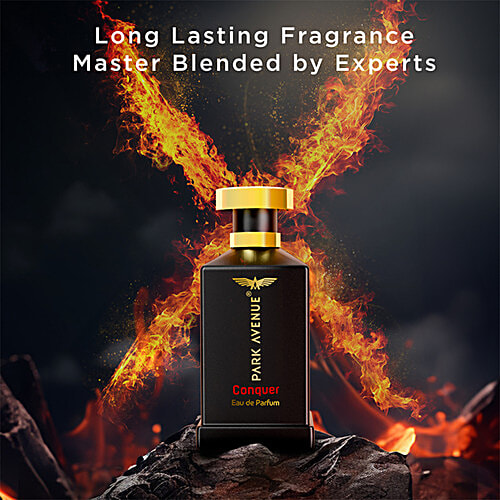 Park Avenue Eau De Perfume - Conquer, Mix Of Citrus, Exotic Spices & Woody Vanilla, 100 ml