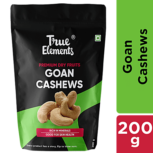 Buy True Elements Goan Cashews Premium Dry Fruits, Rich In Minerals