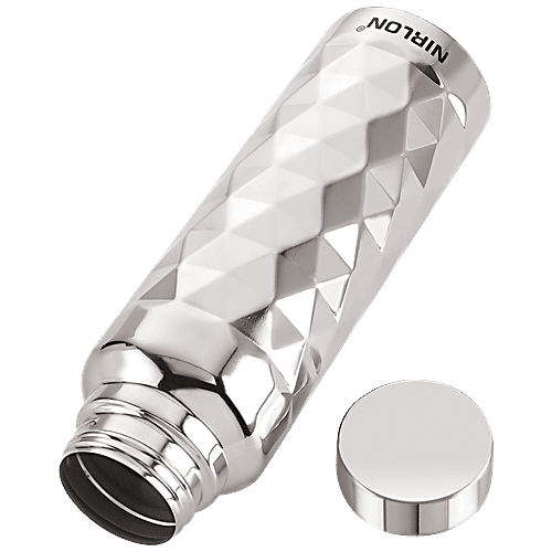 Nirlon Stainless Steel Freezer Bottle - Frozen , Mirror Polished, Leak-Proof, Durable, 1 L  