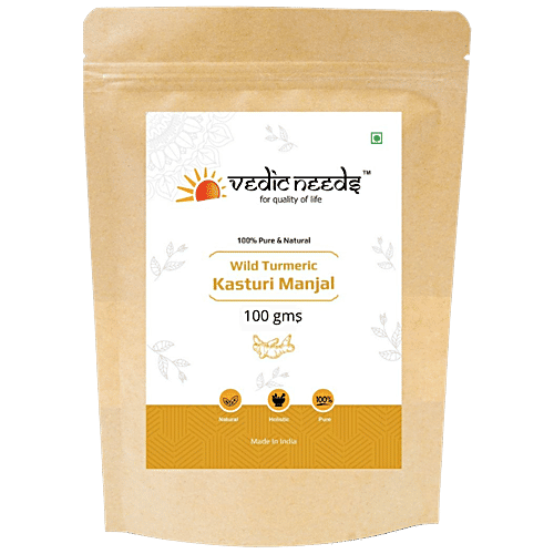 Vedic Needs Kasturi Manjal/Wild Turmeric - Rich In Health Benefits, 100 g