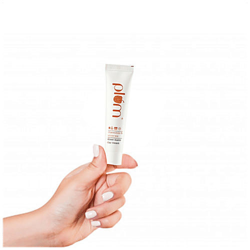 Plum Chamomile & White Tea Sheer Matte Day Cream - SPF 50, Travel-Friendly, For Soft, Supple Skin, 15 ml