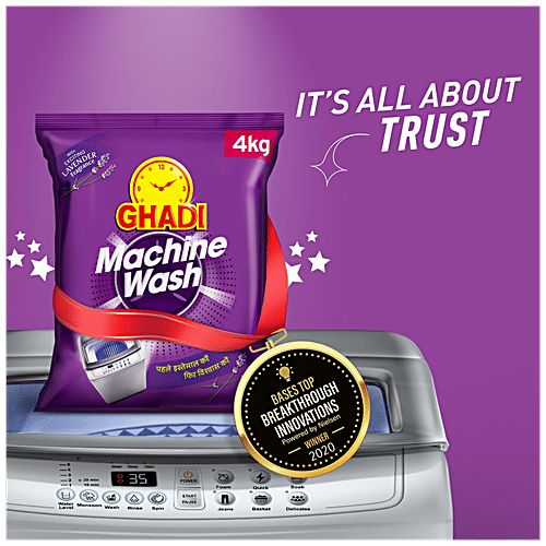 Buy Ghadi Machine Wash Detergent Powder, Lavender Fragrance, Compatible