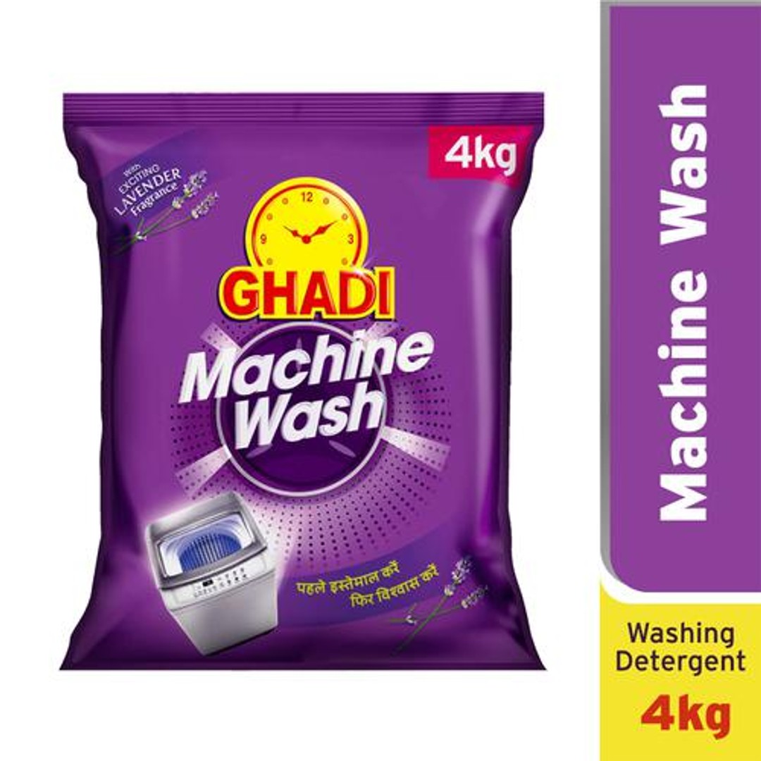 Buy Ghadi Machine Wash Detergent Powder, Lavender Fragrance, Compatible