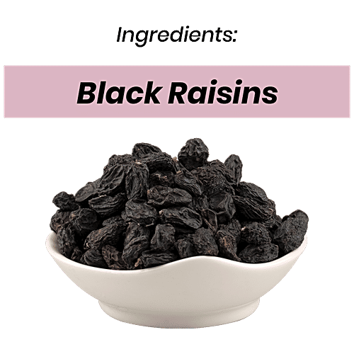 Nutrilitius Black Raisins - High Nutrient Content, 500 g  