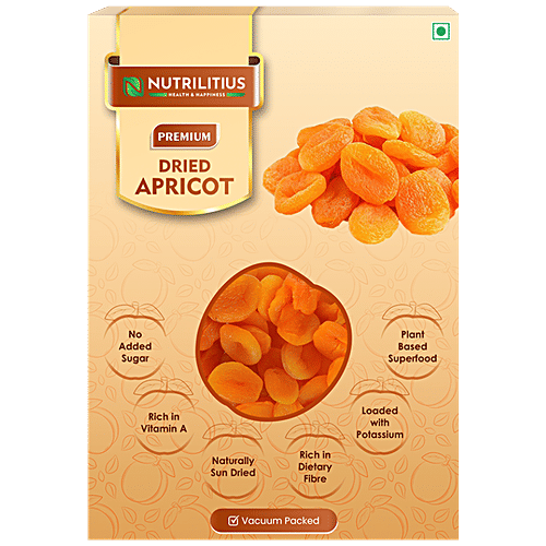 Buy Nutrilitius Dried Apricot Premium Low In Carbs & High In Protein