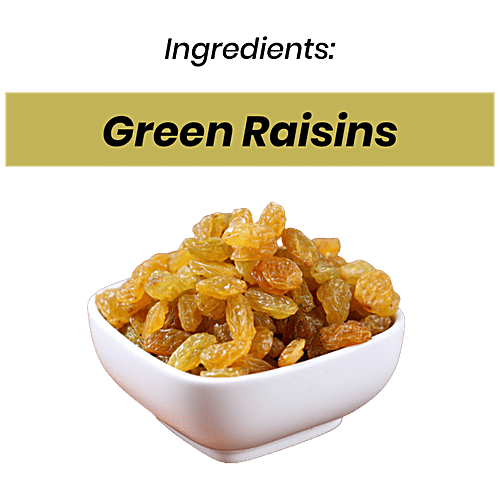 Buy Nutrilitius Premium Green Raisins Rich In Dietary Fibre Online at