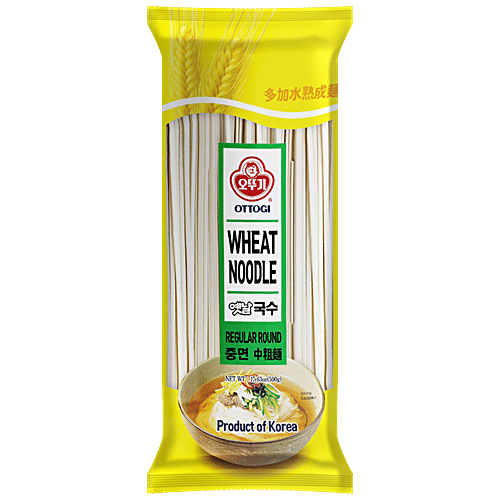 Buy Ottogi Wheat Noodles Regular Round, Organic, Rich In Flavour, Healthy Online at Best Price