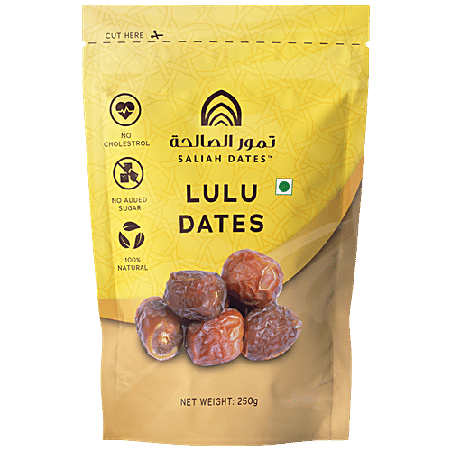 Buy Saliah Dates Lulu Dates 100 Natural, Rich In Fibre Online at