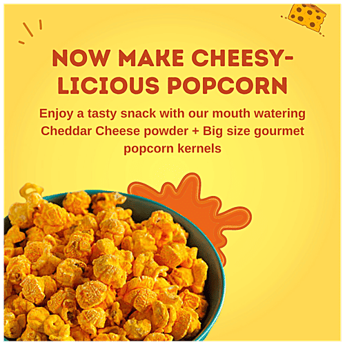 Buy 515PM Gourmet Popcorn Kernels & Cheddar Cheese Powder Imported