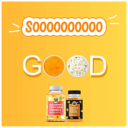 Buy 515PM Gourmet Popcorn Kernels & Cheddar Cheese Powder Imported From USA, GlutenFree