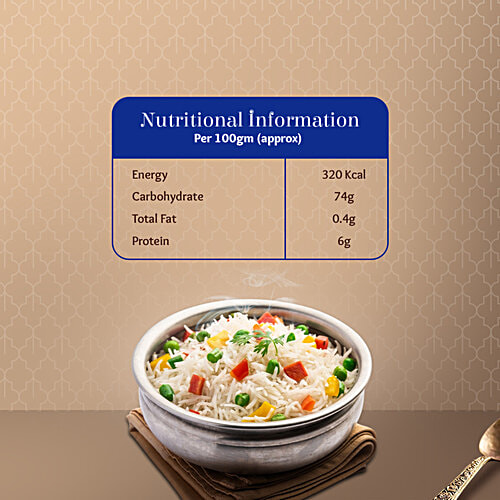 Zeeba Everyday Super Mongra Basmati Rice - Pure Authentic & Delicious Taste, Unique Aroma, 1 kg  