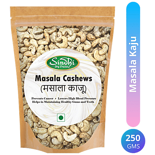 Buy Sindhi Masala Cashew Prevents Cancer, Maintains Healthy Gums