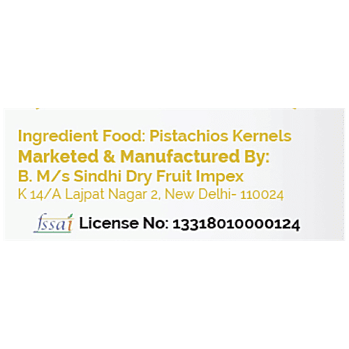 Buy Sindhi Pistachio Kernels Promotes Eye Health, Helps In Weight