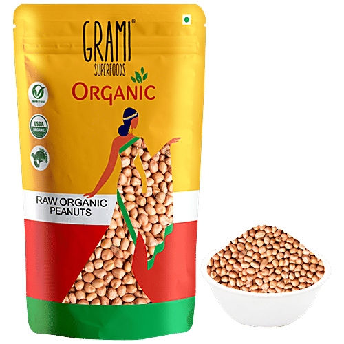 Buy Grami Superfood Organic Raw Peanuts Expands Good Cholesterol