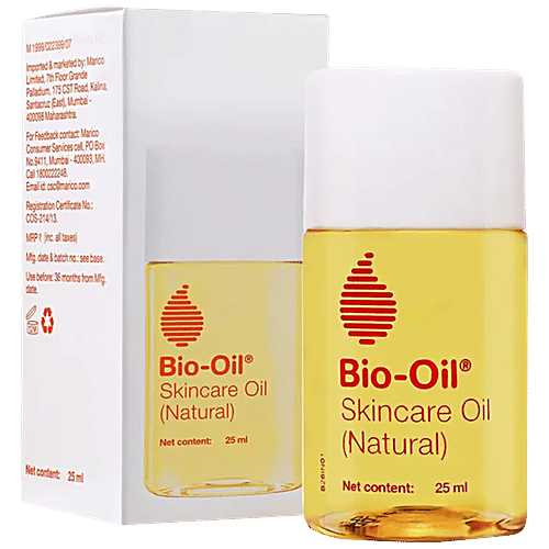 Bio-Oil Bio-Oil Natural, 100% Natural Skincare Oil for Glowing Skin. Acne Scar Removal, Pigmentation, and Stetch Marks. with organic Jojoba Oil, Vitamin E Oil, Natural Rosehip Oil and Sunflower Oil; All Skin Types  | 25ml, 25 ml  