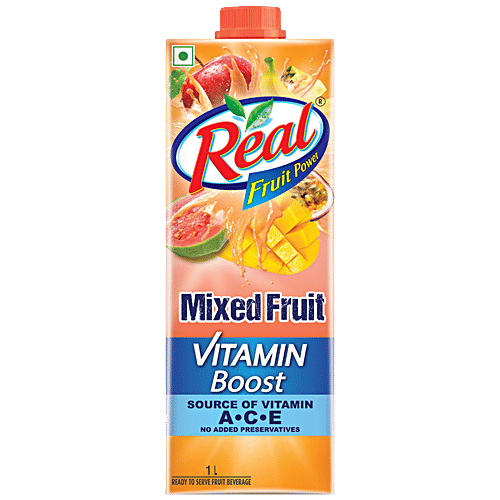 Buy Real Fruit Power Mixed Fruit Juice Vitamin Boost, Refreshing Drink, No Preservatives