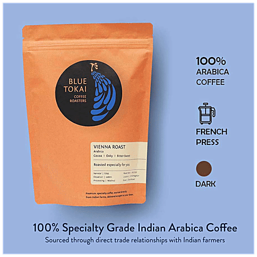 Buy Blue Tokai Vienna Roast Moka Pot Coffee 100 Arabica, Dark