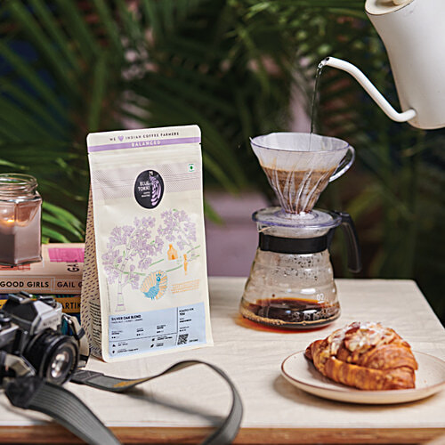 Blue Tokai Silver Oak Medium Roast French Press Arabica Ground Coffee, 250 g  Hazelnut, Honey, Grapes
 The Coffee We Source Is The Coffee We Love To Drink