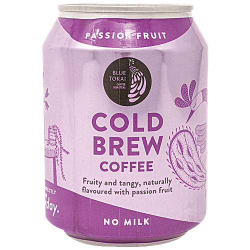 Blue Tokai Cold Brew Coffee - Passion Fruit, No Milk, Ready To Drink, 250 ml  