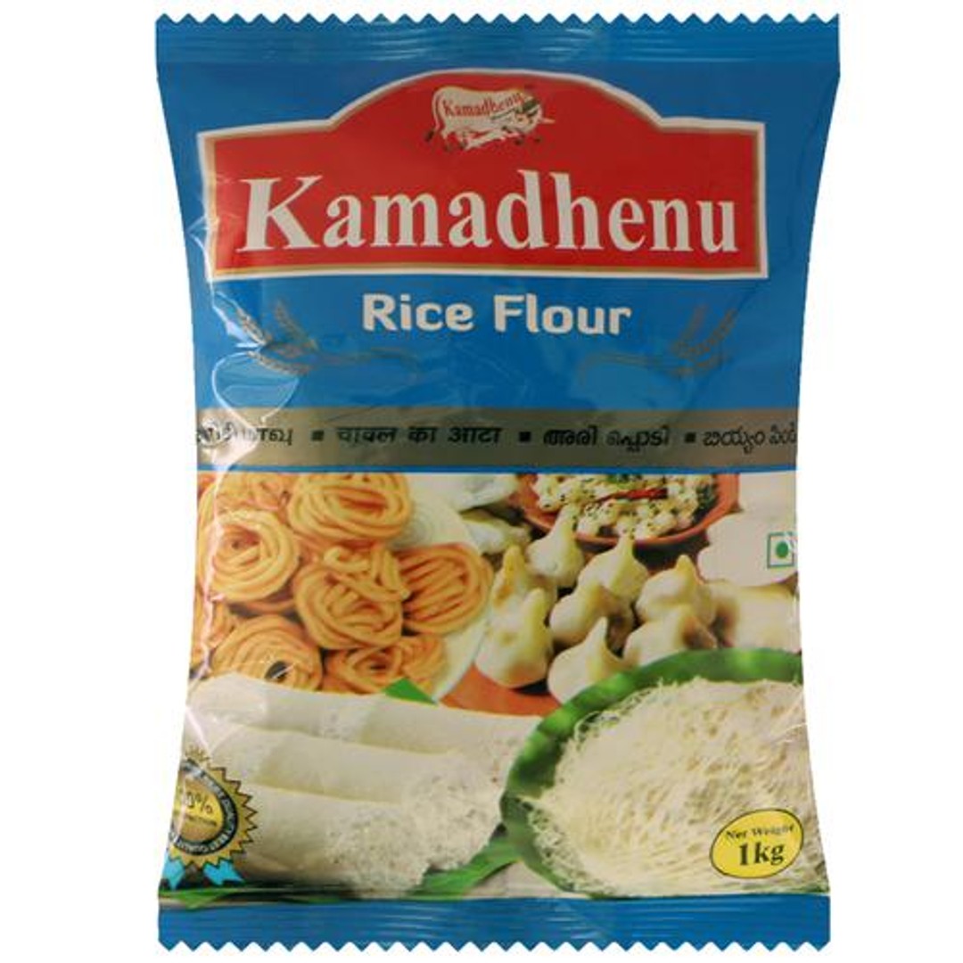 Buy Kamadhenu Rice Flour Rich In Vitamin D, Calcium, Low In Fibre