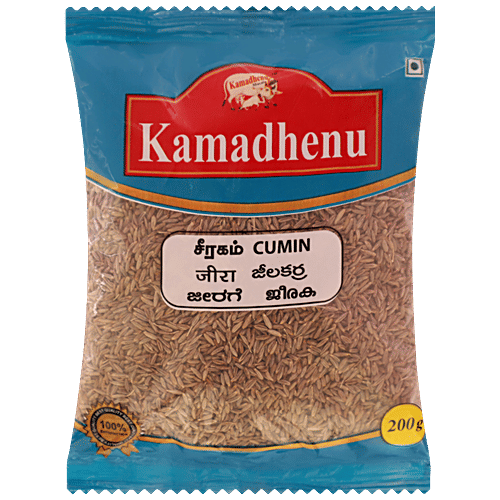 Buy Kamadhenu Cumin Seeds Rich In Vitamin C, Strong Earthy Aroma