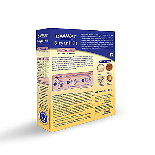 Daawat Kolkata Biryani Kit, 334 g