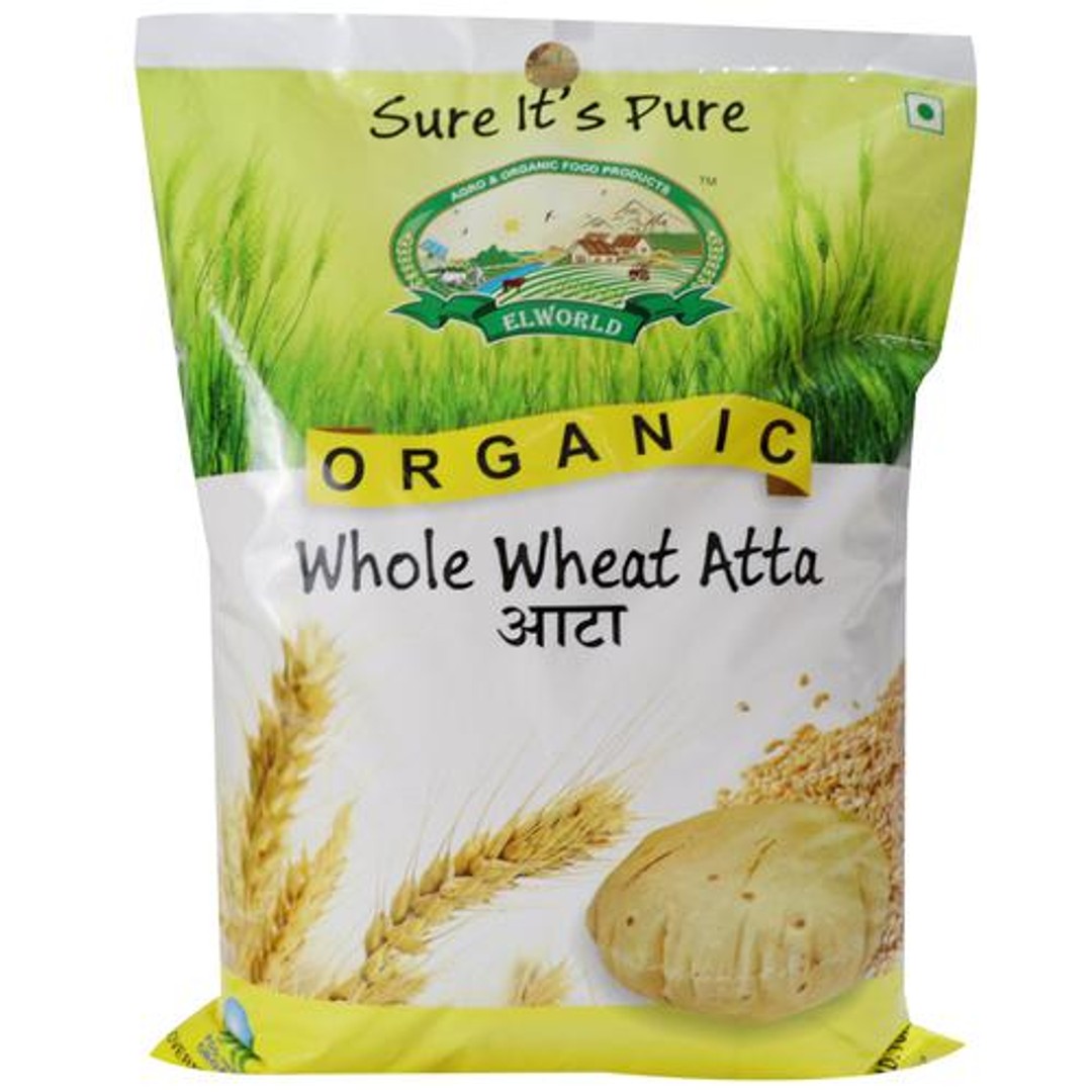 Buy Elworld Organic Whole Wheat Atta/Flour Used To Make Soft Roti