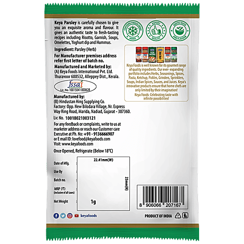 Buy Keya Parsley Herb With Vitamin A, C & Antioxidants Online at Best