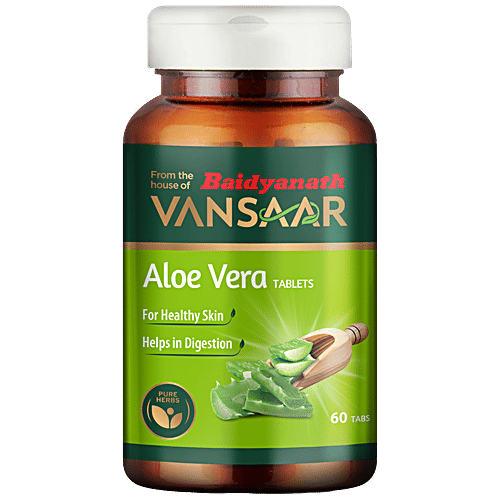 Buy Vansaar Aloe Vera Tablets Herbal Supplement, Helps In Digestion