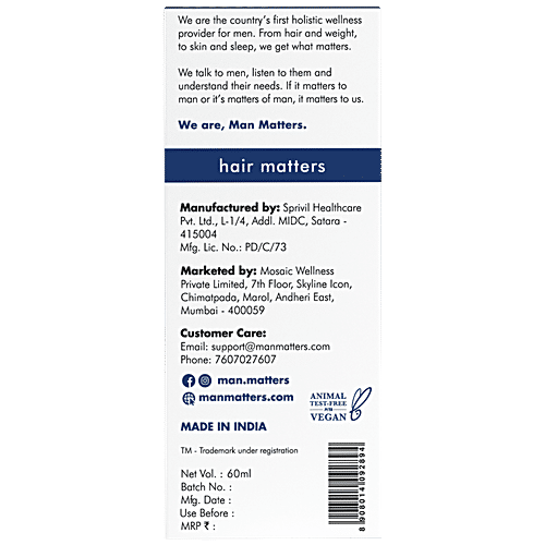 Buy Man Matters Advanced Hair Growth Tonic Hair Matters With Redensyl