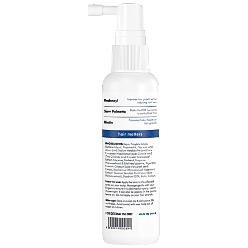 Man Matters 3% Redensyl Hair Growth Tonic With Biotin & Saw Palmetto | 60ml, 60Ml