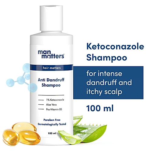 Buy Man Matters Anti Dandruff Shampoo With Tea Tree 1 Ketoconazole