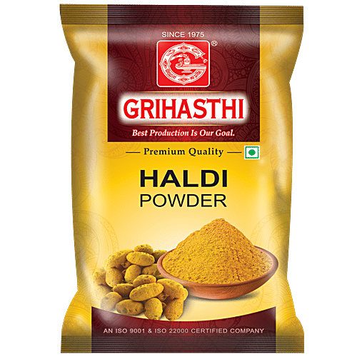 Grihasthi Haldi/Turmeric Powder - Premium, Natural & Pure, No Preservatives, 500 g  