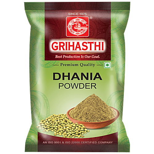 Grihasthi Dhania/Coriander Powder - Premium, Natural, No Preservatives, Chemical Free, 50 g  