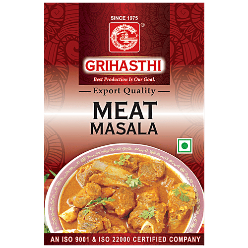 Grihasthi Meat Masala - Premium, Natural & Pure, No Preservatives, 50 g  
