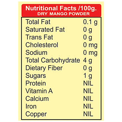 Grihasthi Amchur/Dry Mango Powder - Premium, Natural & Pure, No Preservatives, 50 g  