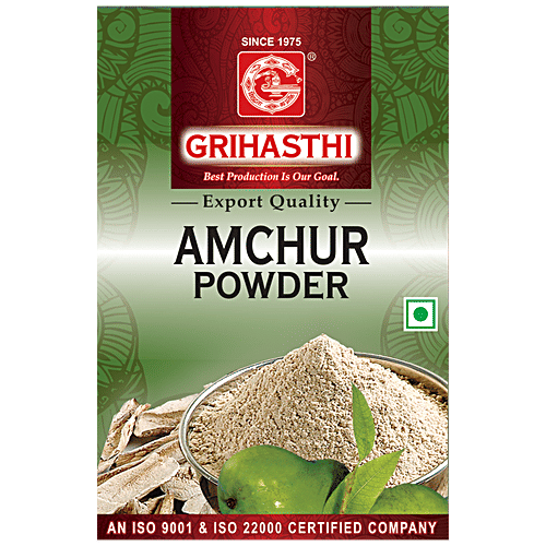 Grihasthi Amchur/Dry Mango Powder - Premium, Natural & Pure, No Preservatives, 50 g  