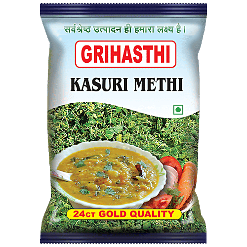 Grihasthi Kasuri Methi - Premium, Natural & Pure, No Preservatives, 100 g  