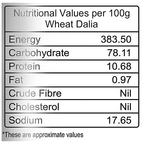 Grihasthi Wheat Dalia - Premium, Natural, Rich In Protein & Fibre, No Preservatives, 200 g  