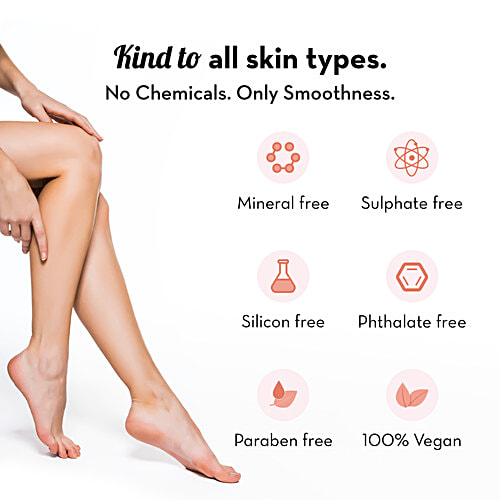 Plush Natural After Shave Gel For Women With Aloe Vera - Free From Sulphates & Parabens, 100 g  