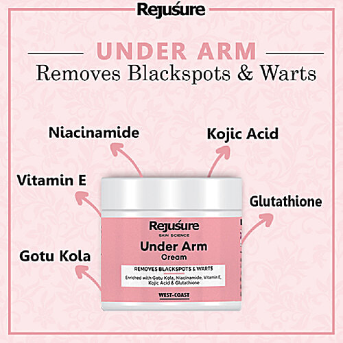 Buy Rejusure Under Arm Cream Removes Black Spots & Warts & Odour