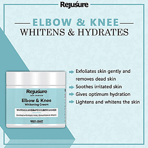 Buy Rejusure Elbow & Knee Lightening Cream Lightens & Hydrates Elbow & Knees Online at Best