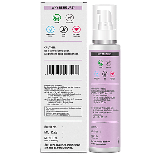 Rejusure Salicylic Acid Face Wash - Helps Reduce Acne For Oily Skin, 100 ml