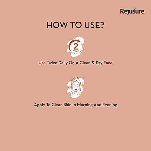 Rejusure Powerful Face Moisturizer For Dry Skin - Ceramide 2% + Hyaluronic Acid 1%,, 50 ml  