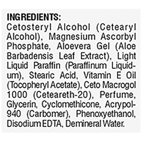 Rejusure 10% Magnesium Ascorbyl Phosphate - Facial Moisturiser For Brightening & Hydrating, 50 ml  