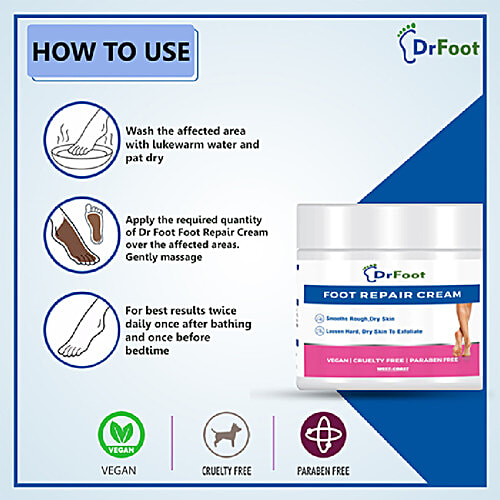 Buy Dr Foot Foot Repair Cream Foot Fungus, Dry Cracked Feet & Smelly