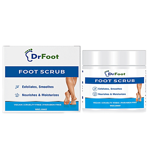 Buy Dr Foot Foot Scrub With Tea Tree, Sweet Almond Oil Exfoliator Dry Skin Remover, Softens