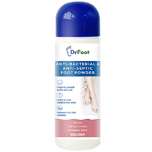 Buy Dr Foot Antibacterial & Antiseptic Foot Powder Helps Prevent